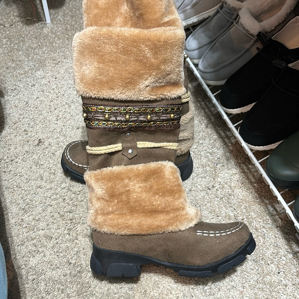 Brown boots